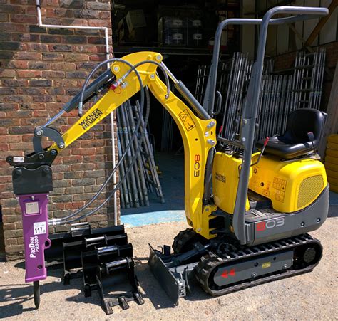 mini digger with breaker hire|best electric mini excavator.